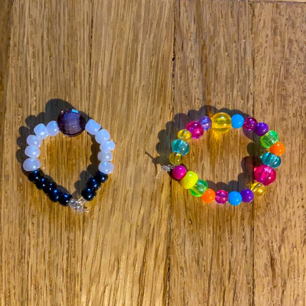Homemade rings.